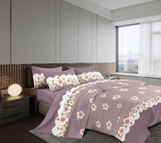 4×6 ft bedsheets set including two bedsheets and two matching pillowcases for bedroom use