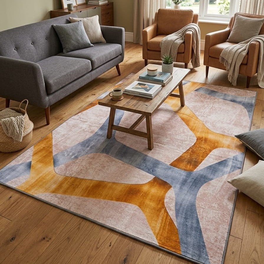 7 × 10 ft Heavy 3D Plush Carpet