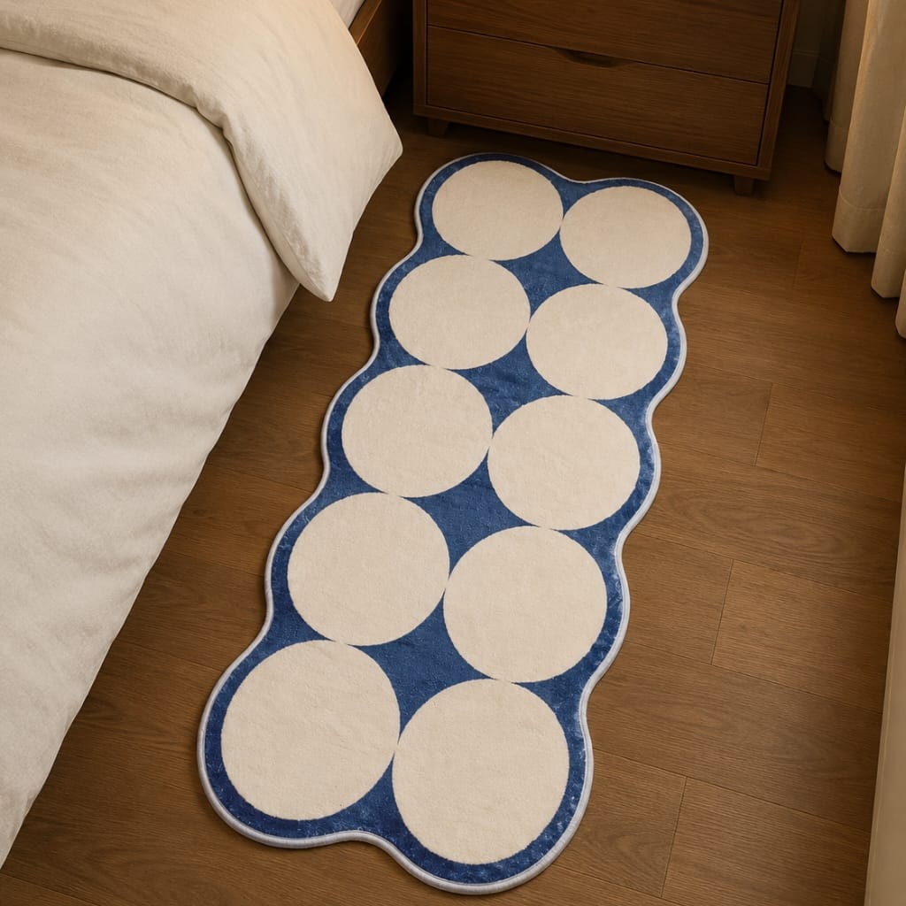 Soft Bedside Runner Mat 60 × 180 cm
