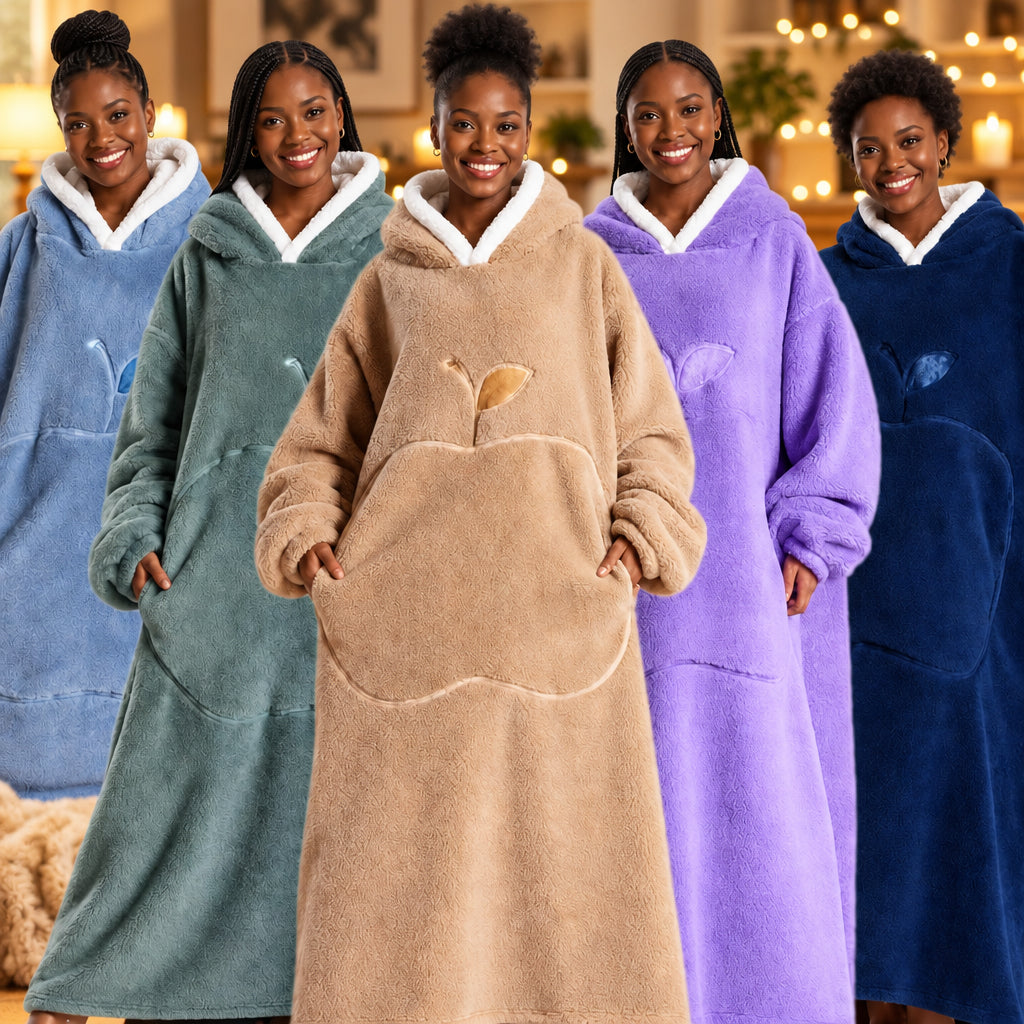 Wearable Unisex Winter Blanket Wear with Hood and Front Pocket - available in Nairobi, Kenya