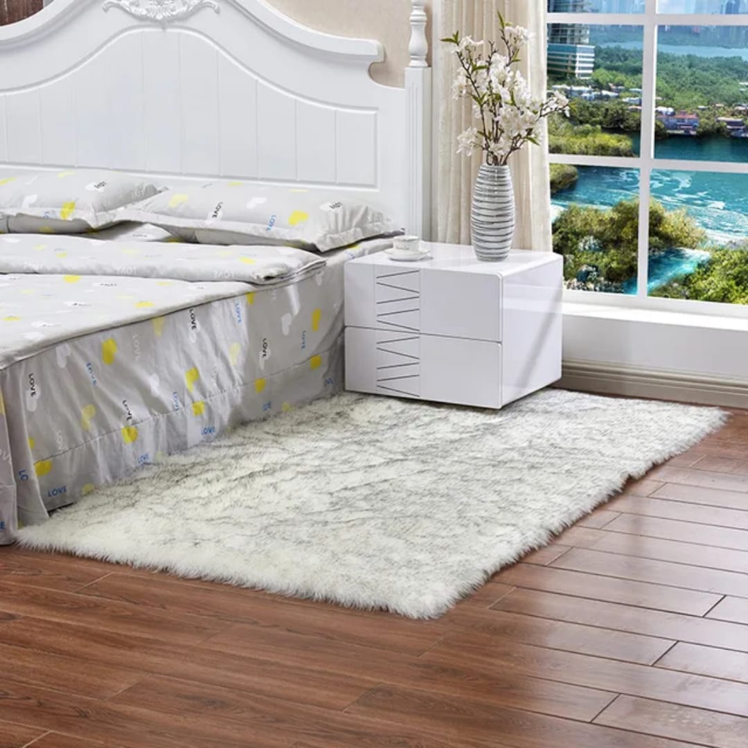 Faux Fur Mat 4x6 Feet
