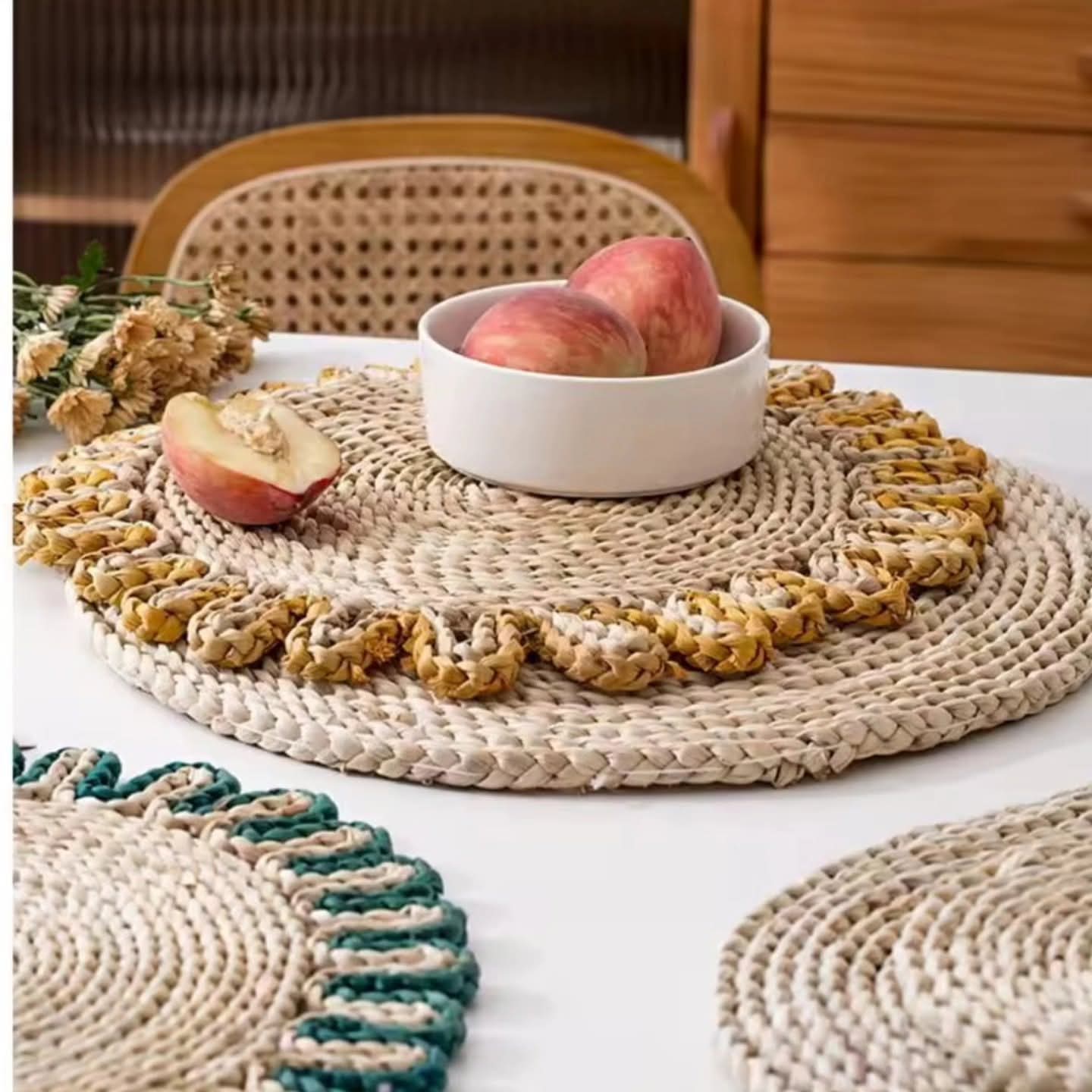 38 cm Rattan Table Mats