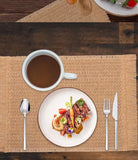 6Pcs Woven Rectangular Table Place Mats