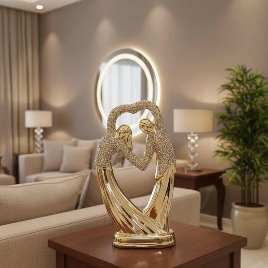 Dancing Couple Sculpture Decor