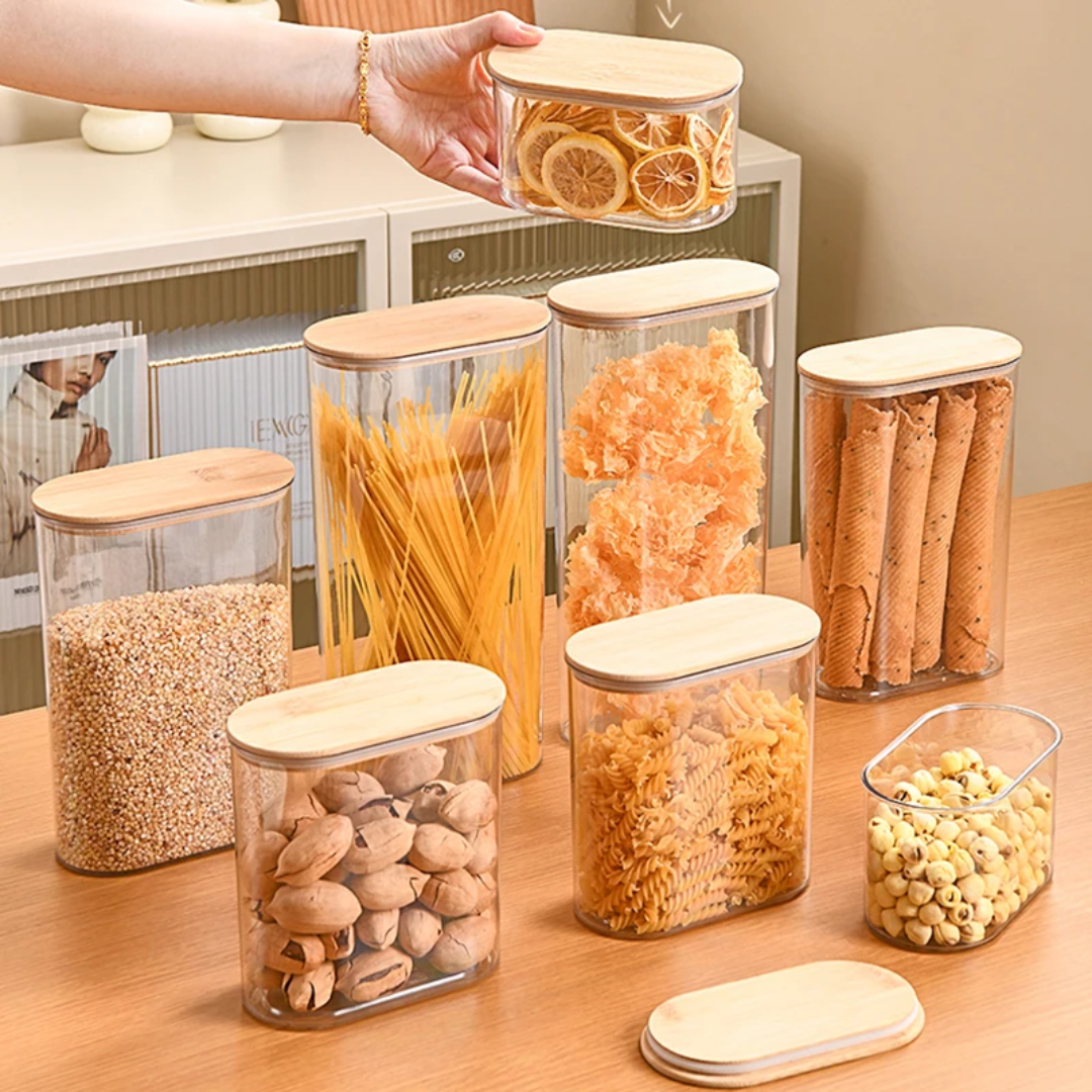 4pcs Acrylic Storage Containers