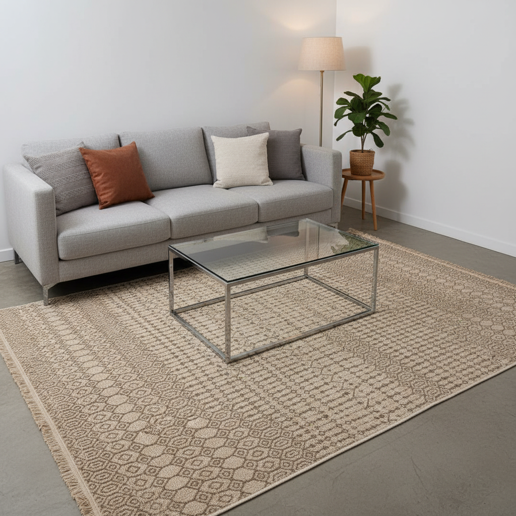Vedantu Geometric Pattern Carpet Rug