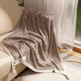 Bohemian knitted throw blankets