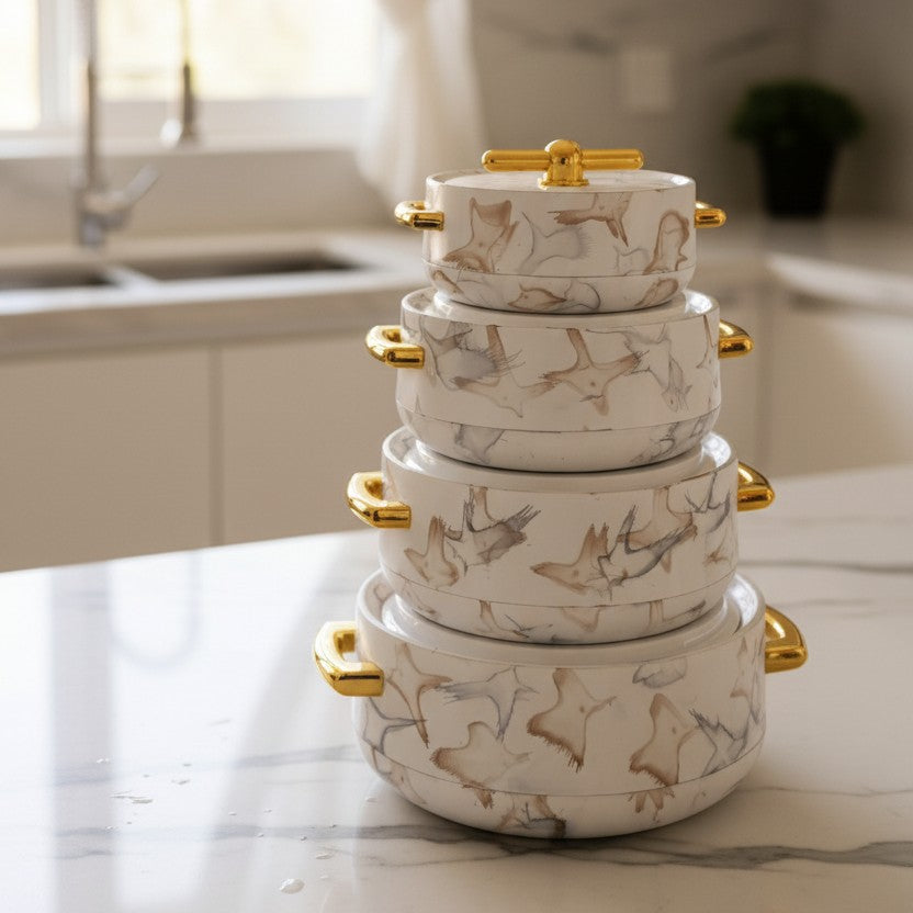 4-Pcs Insulated Hotpot Set