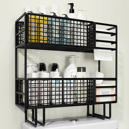 Double Layer Over The Toilet Bathroom Rack