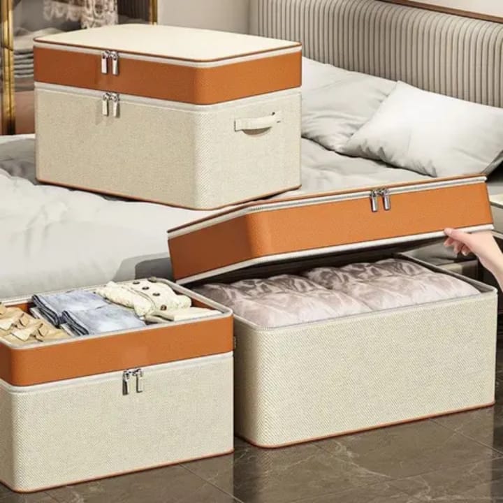 Thick Double-Layer Fabric Closet Organizer