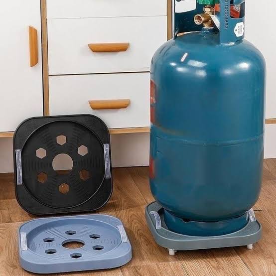 Gas Cylinder Trolley, Heavy Duty Multipurpose 4-Wheel