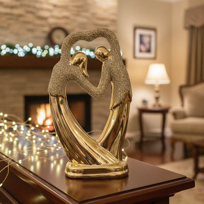 Dancing Couple Sculpture Decor