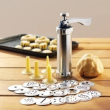Stainless Steel 24-Option Cookie/Biscuit Press