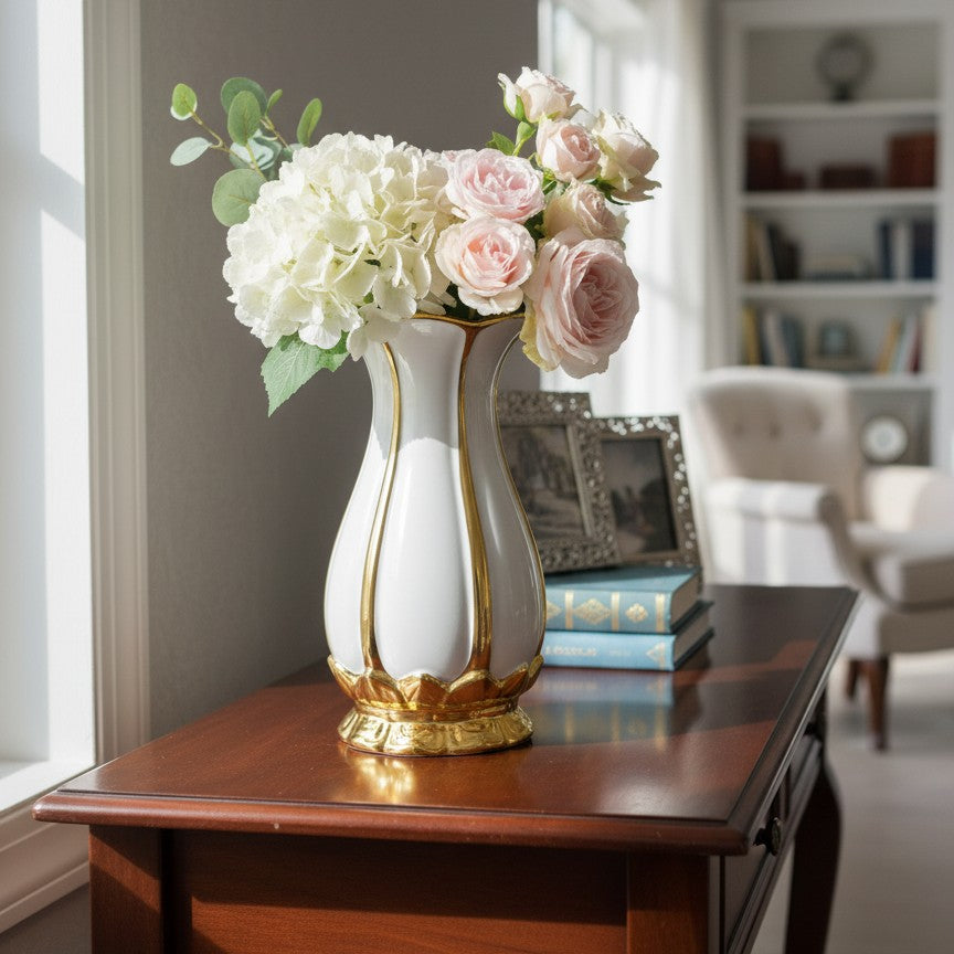 Gold Ceramic Vase