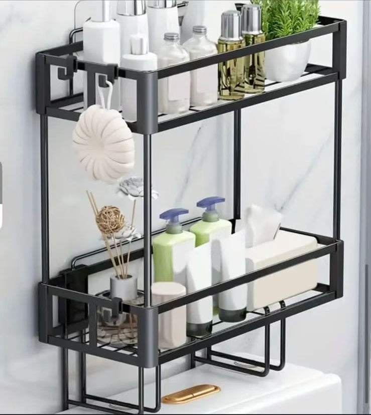 Double Layer Shelf Bathroom Organizer