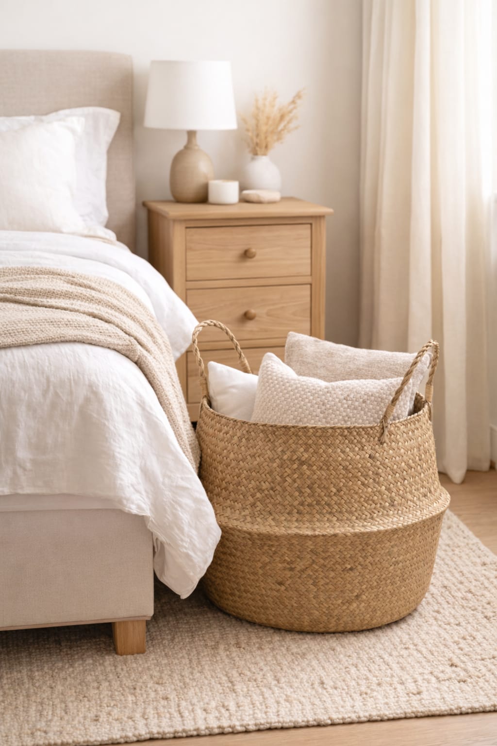 Seagrass Rattan Storage Basket