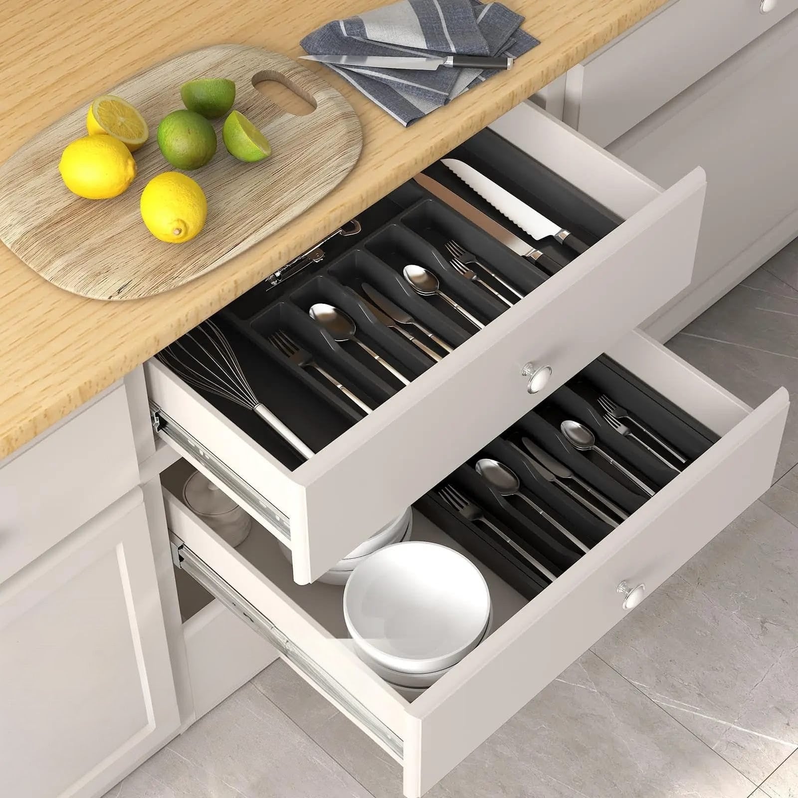 Expandable Cutlery Drawer Organizer