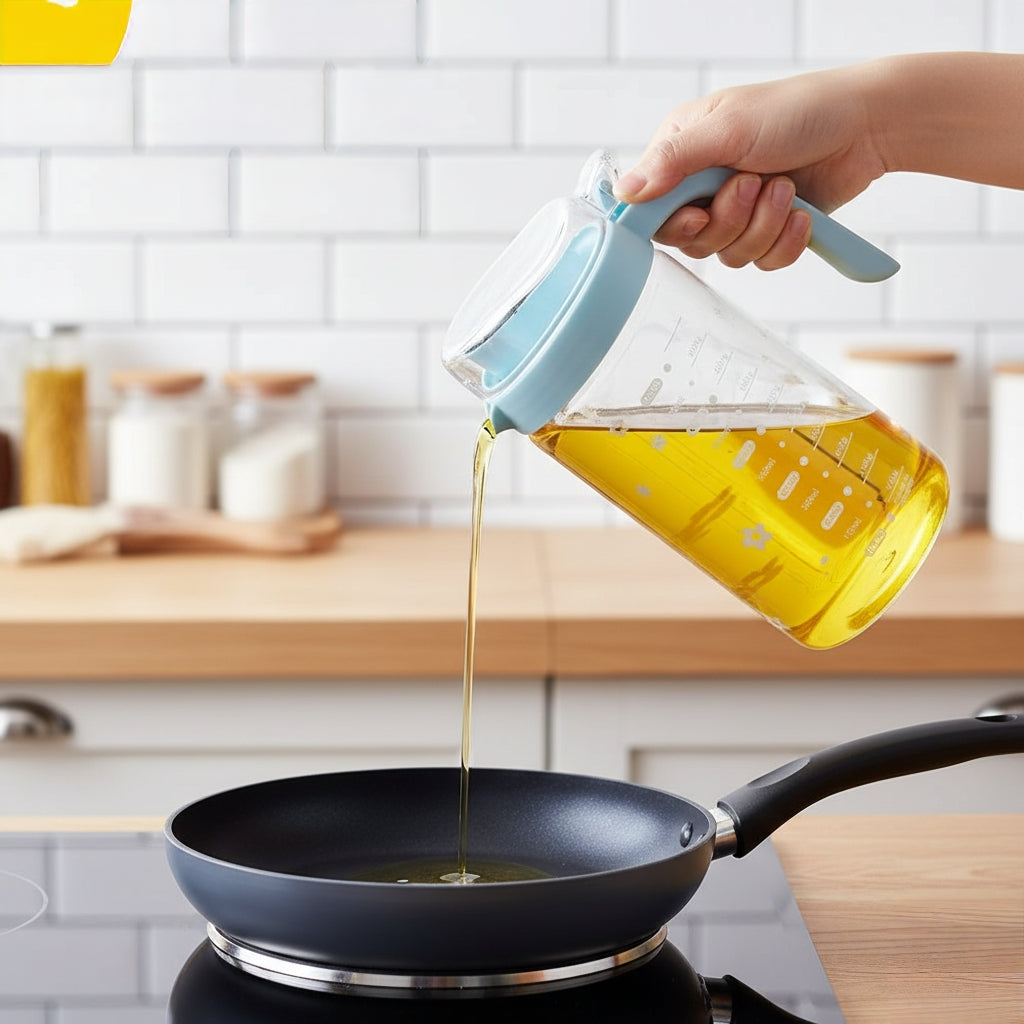 Autoflip Glass Oil Jar