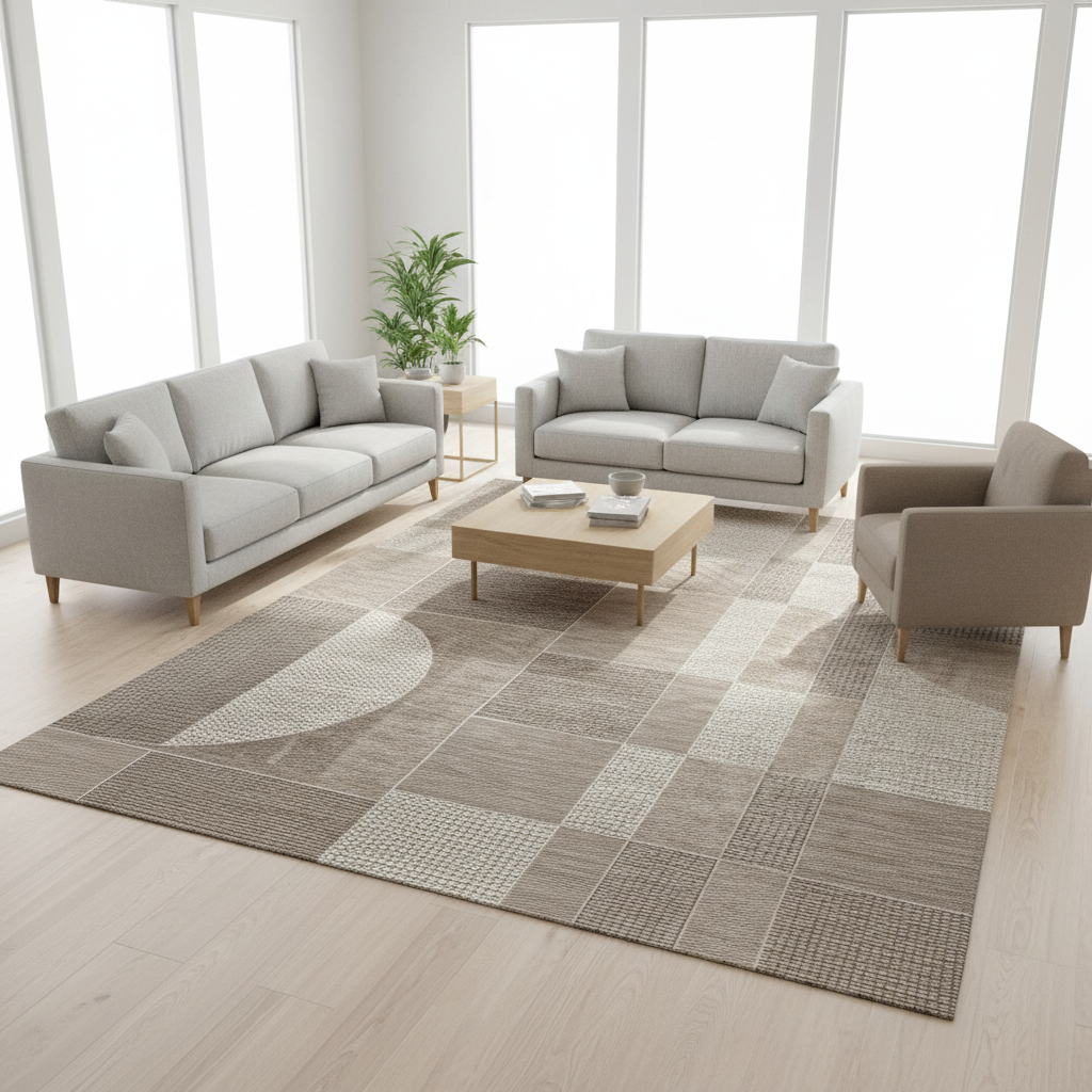 Oria Geometric Pattern Carpet Rug