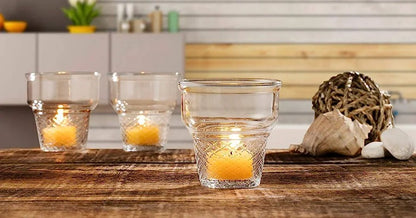 Set of 3 Minicornet Ice Cream Cup Glass
