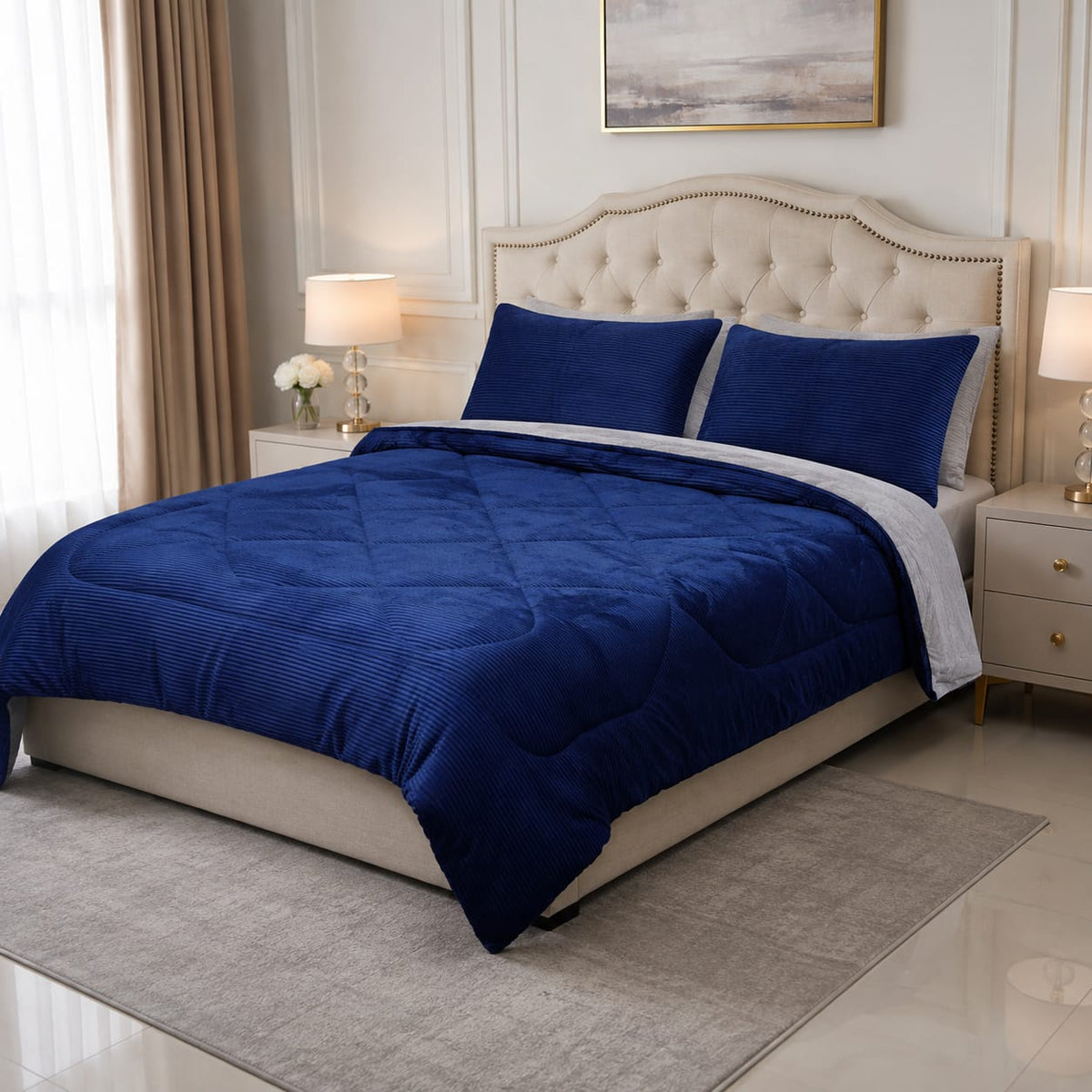 6 × 7 Velvet Duvet Set