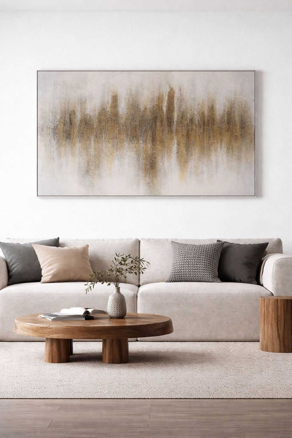 Abstract Brushstroke Wall Art