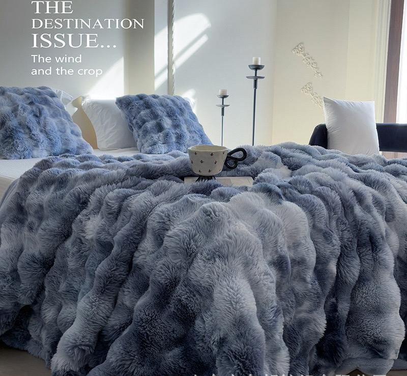 Tie dye Soft Bubble Throw Blanket