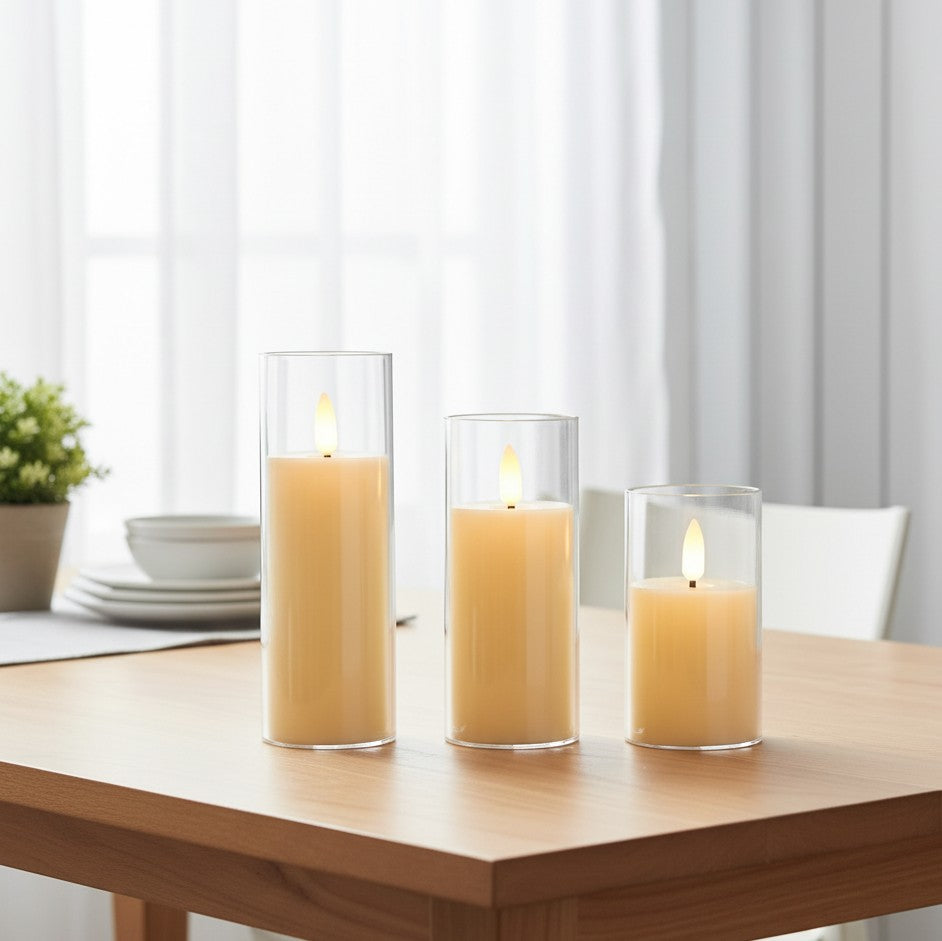 3Pcs Set Led Candles