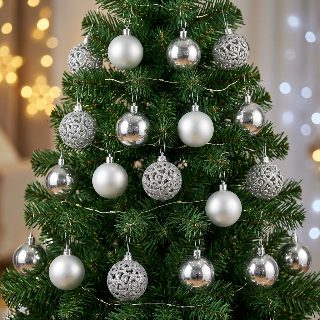 20 Piece Christmas Ball Ornaments Set with Hanging Hooks