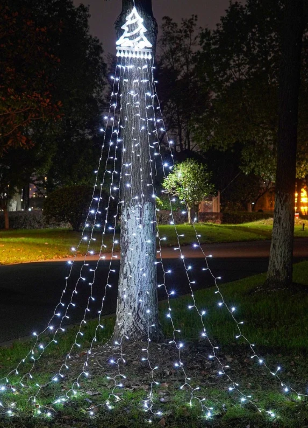 Multicoloured LED Decorative Waterfall Star Lights