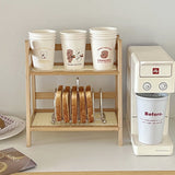 2 tier Wooden Storage Shelf