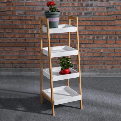 Multifunctional Wood Storage Display Shelf