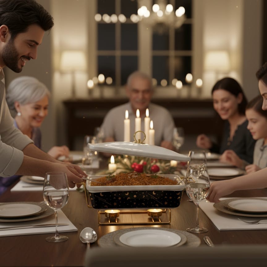 Medium Ceramic Chafing Dish