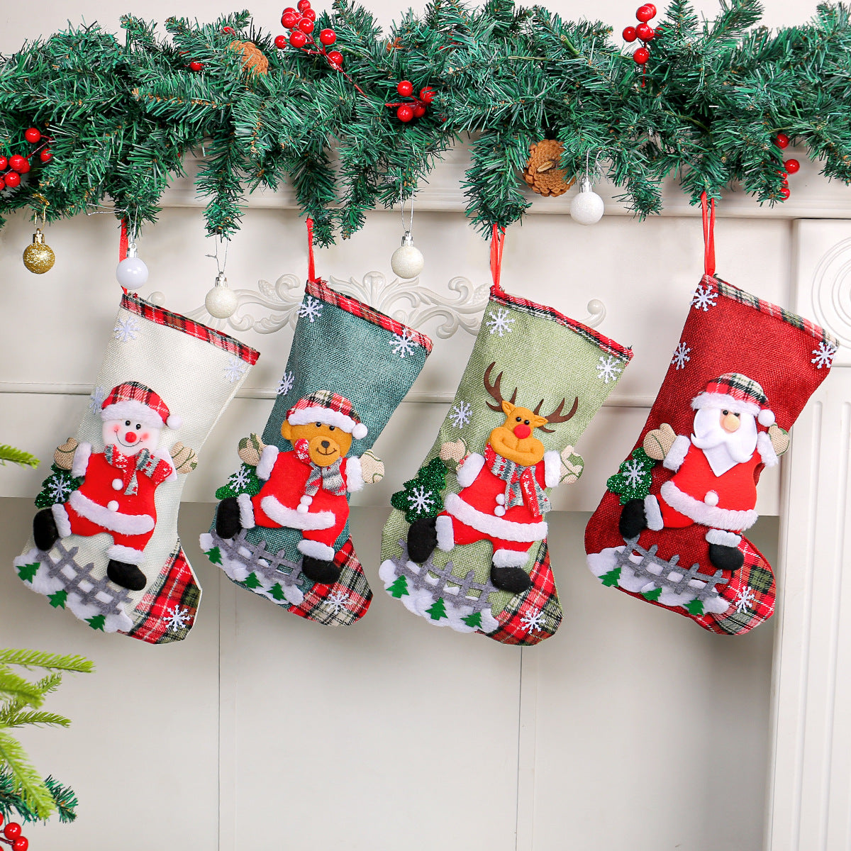 32cm Christmas Themed Long Socks