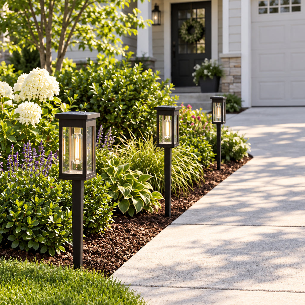 60cm Long Solar Outdoor Pathway Garden Lights