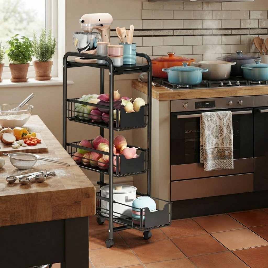 Multifunctional Kitchen Storage Rack