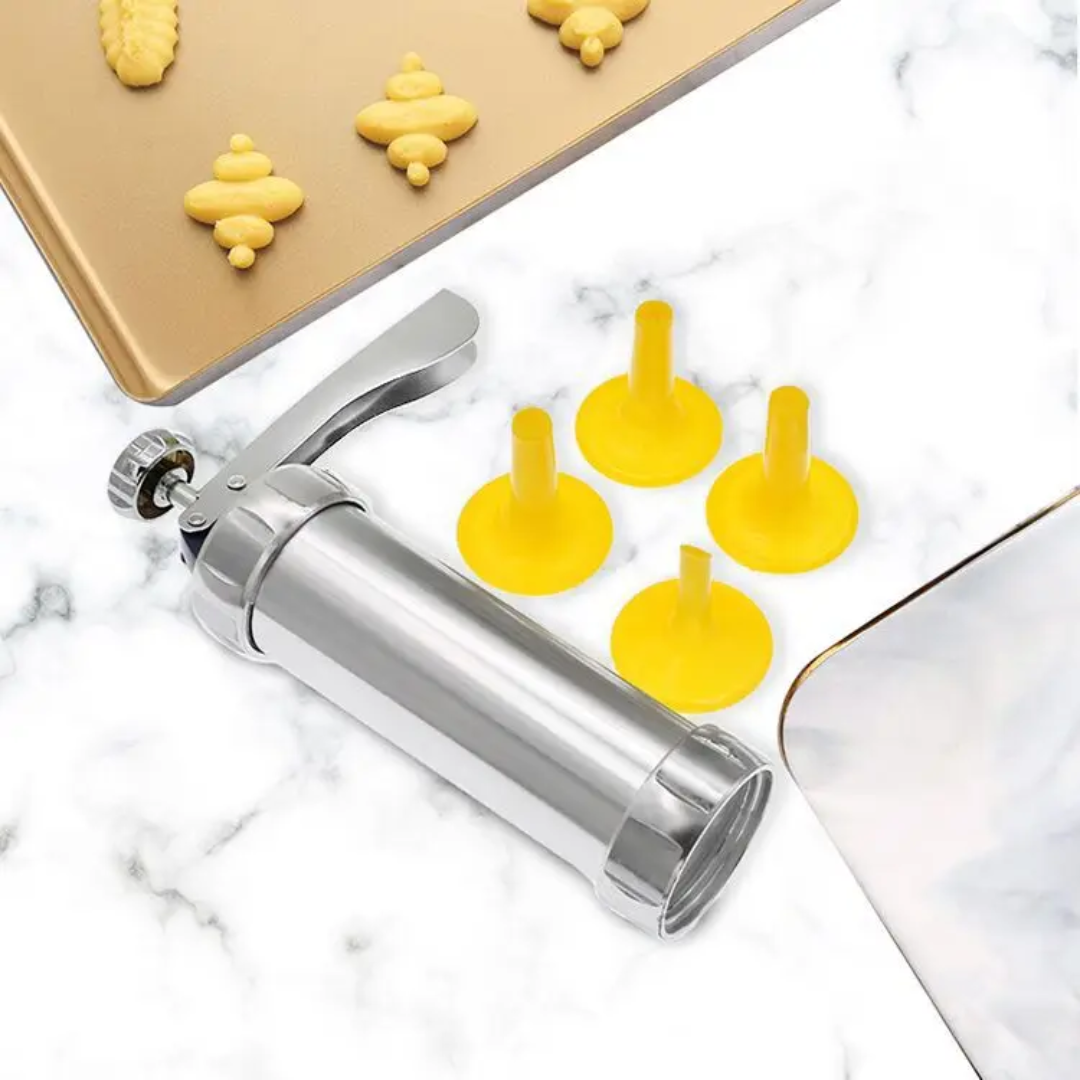 Stainless Steel 24-Option Cookie/Biscuit Press