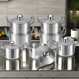 14-Piece Aluminum Stock Pot Set