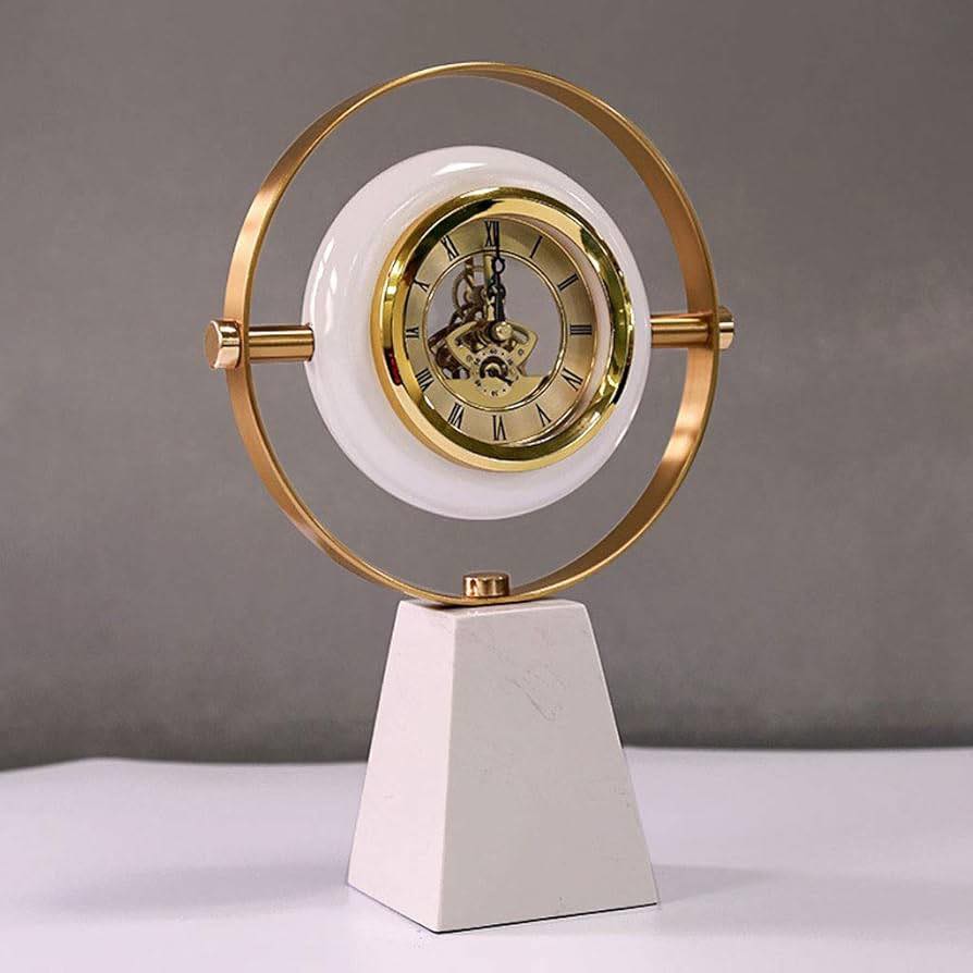 Office desktop clock decorative tabletop timepiece for office desks study tables shelves reception areas and workspace décor