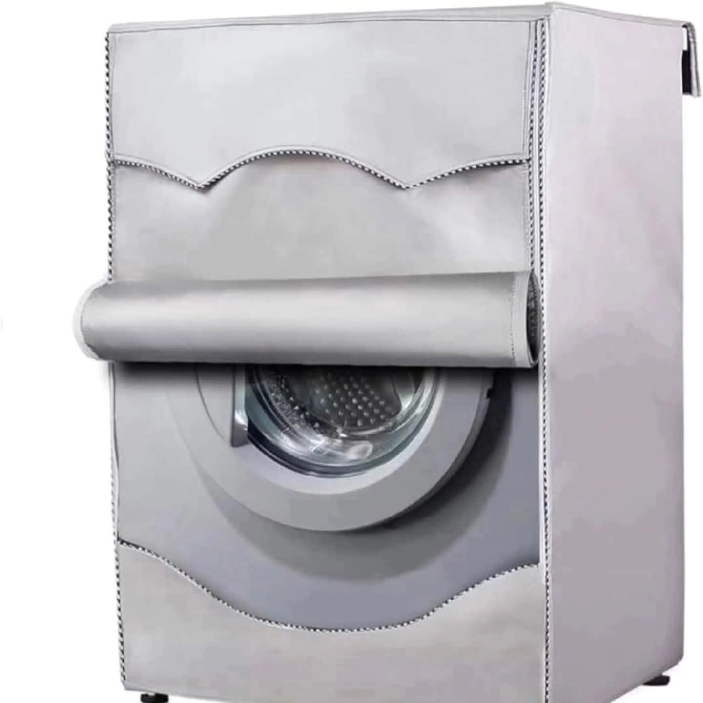 Black Front Load Washing Machine Cover