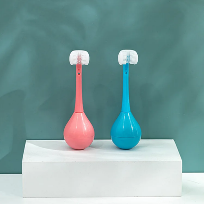 Three-Sided Kids Toothbrush
