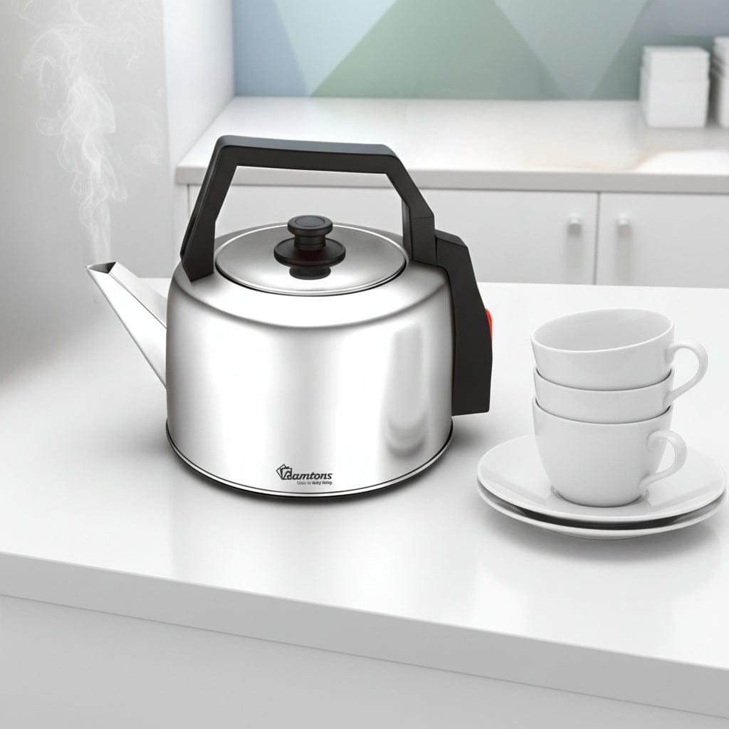 Ramtons Traditional Electric Kettle 5 Liters Stainless Steel