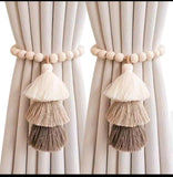 2Pc Magnet Curtain Ties with Elastic Rope