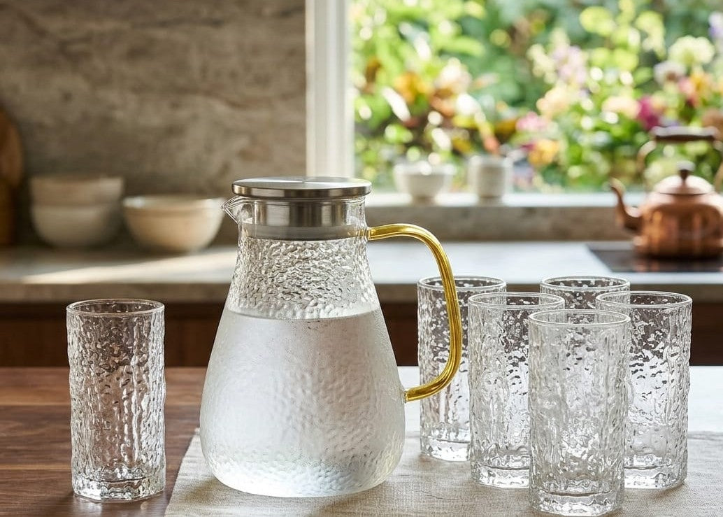 Borosilicate Glass Water Pitcher – 1500ml