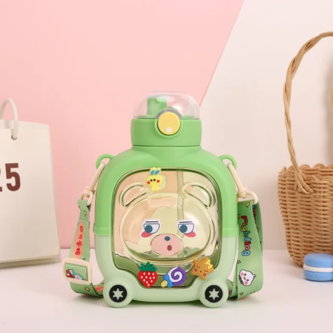 Teddy Bear Design Water Bottle
