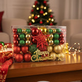 102pcs Christmas Balls Ornaments
