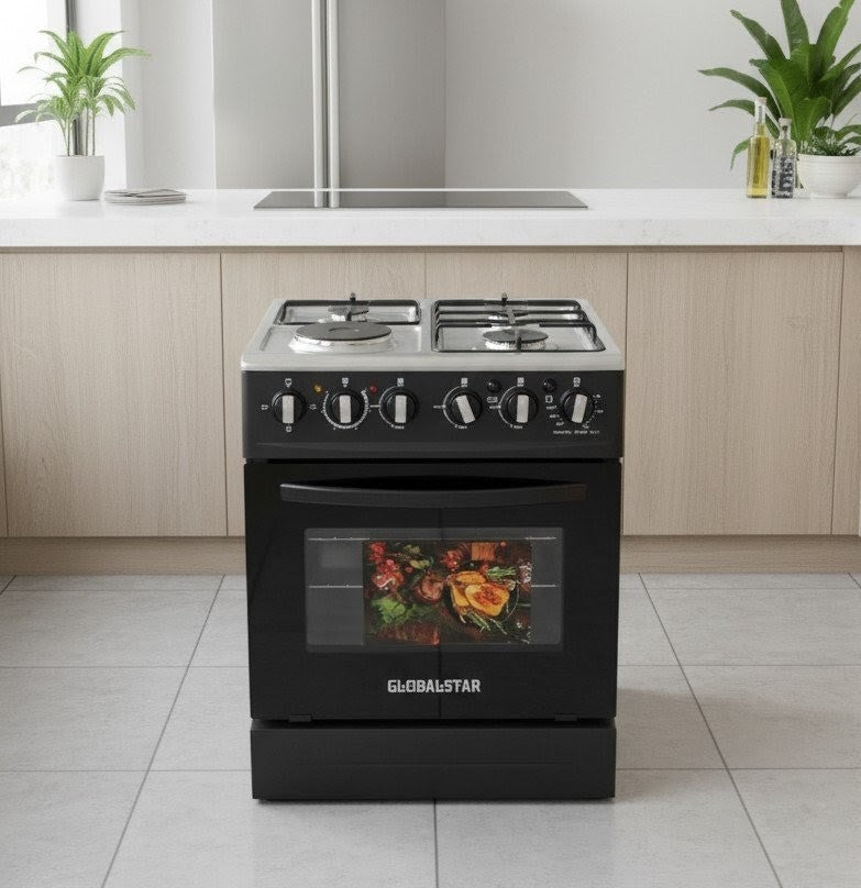 60×60 3+1 Standing Cooker with Electric Oven