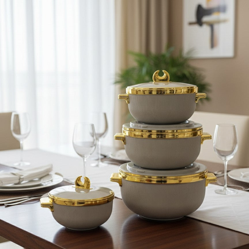 4Pcs Insulated Hotpot Set