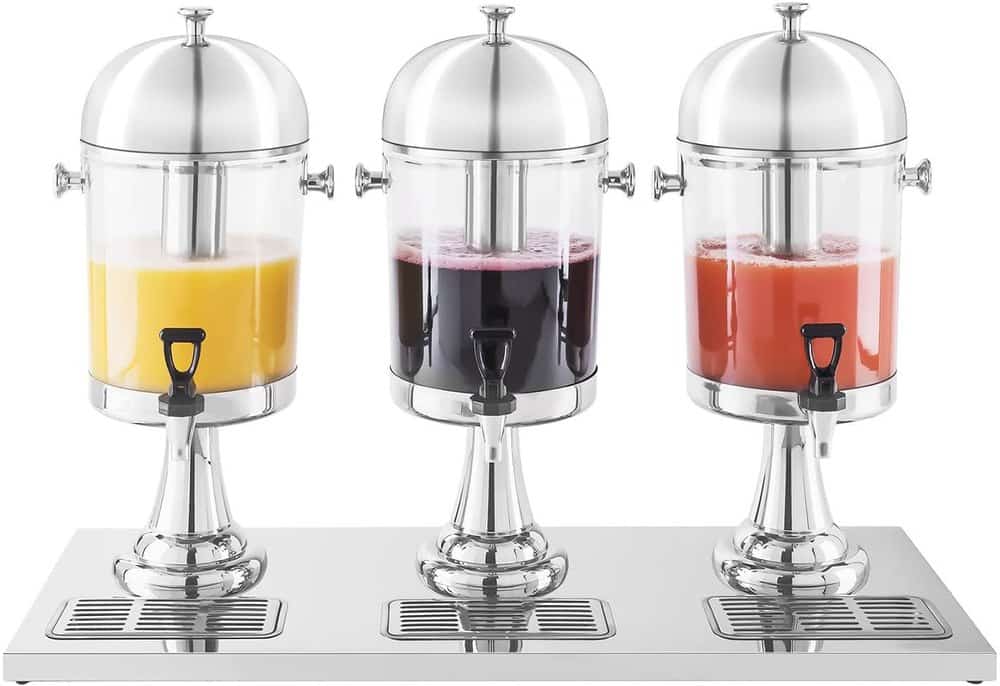 Triple Acrylic Juice Dispenser