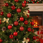 24pc 8cm Christmas Decoration Balls Set for Christmas Tree Décor